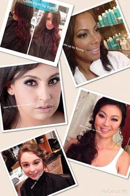 We love our makeup looks! Come in and ask about our Personalized Airbrush Makeup and Special Occasion Makeup Application for any event!