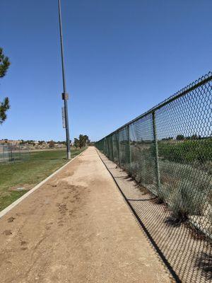 Large walking and jogging path