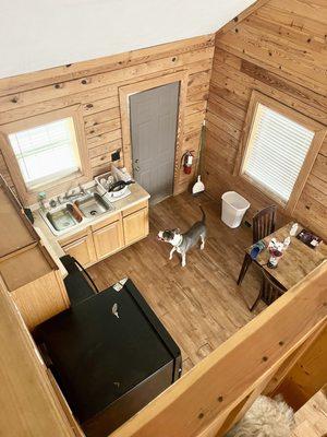 Inside Our Waterfront Yogi Bear Cabin