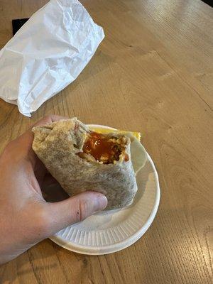 Chorizo burrito