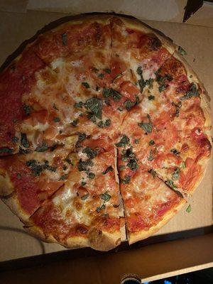 Margarita pizza to go