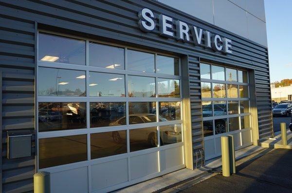 Check out our new drive in Service Garage!