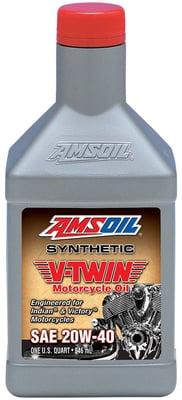 AMSOIL 20W-40 Synthetic V-Twin Motorcycle Oil for Indian and Victory motorcycles. http://bit.ly/1bcDVbq