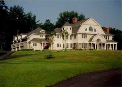 New 10,000 square foot shingle style house located on 25 acres of land in Topsfield MA