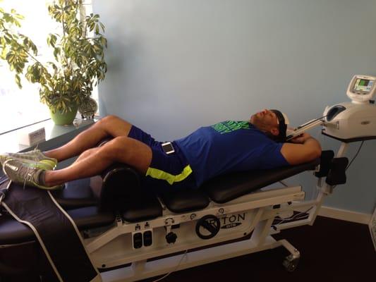 Eshanov Chiropractic offers Decompression-traction Therapy, Cold Laser Therapy, and more!