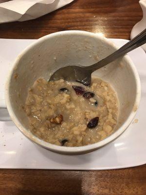 They have the best oatmeal at the bistro!