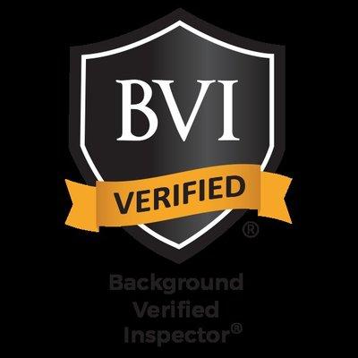 Background Verified Inspector - Inspector has been background checked by multiple organizations for your comfort and security