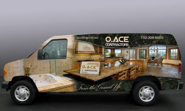 O.Ace Contracting Company Truck
