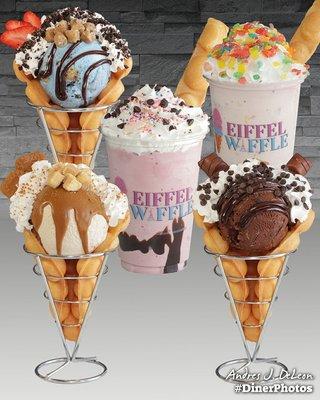 Bubble Waffles and Shakes