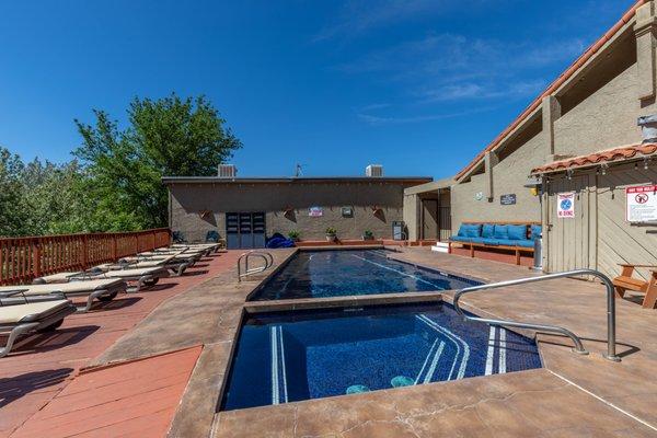 Pool and Jacuzzi