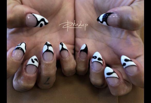 Nails designed by Phillip