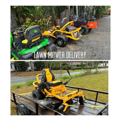 Lawn Mower Delivery.