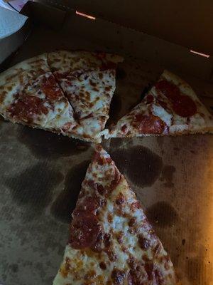 "Hidden pepperoni " many of the slices had no pepperoni on it or underneath the cheese like the manger said