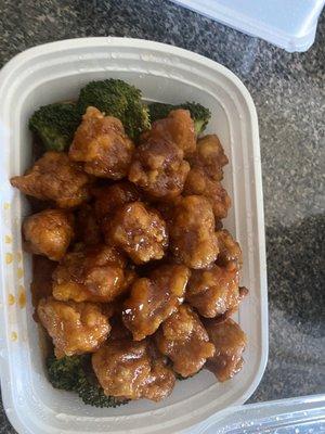 Orange chicken