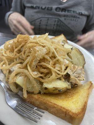 Chicken baked potato