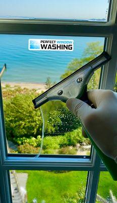 Window cleaning inside