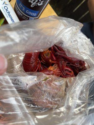 1lb Boiled Crawfish