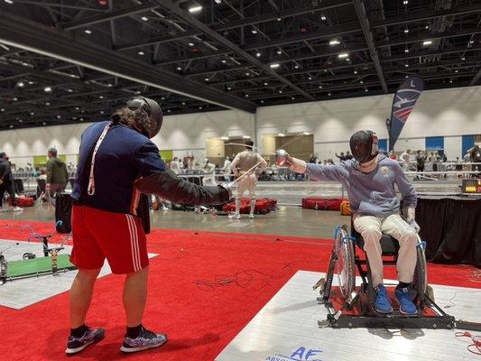 Paralympic fencing private lesson