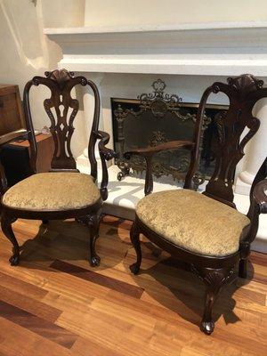 Dining room arm chairs