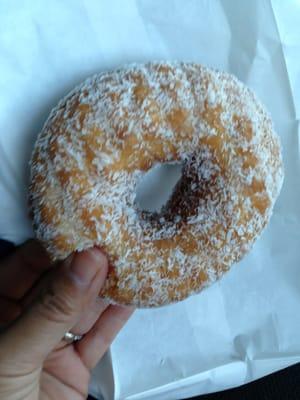 Yummy coconut doughnut!!