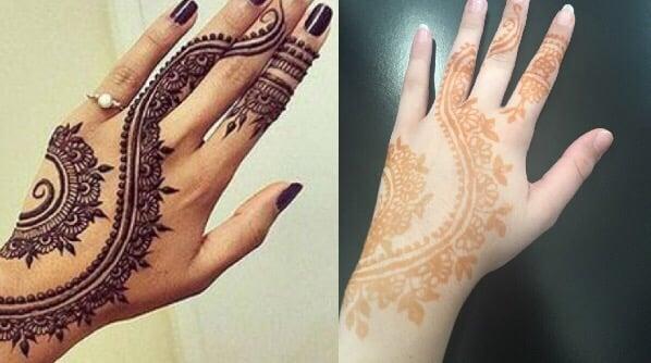 We were so excited to do our henna but not any more. My sisters other hand