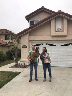 Helped this military family find a home they loved before they got transferred to San Diego.