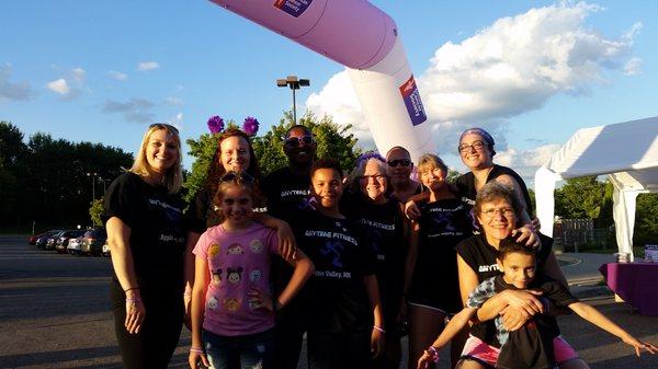 Community involvement: Relay For Life team