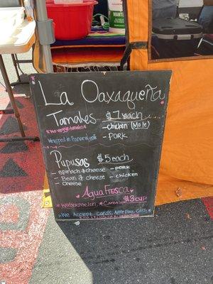 Tamale and Pupusa Vendor