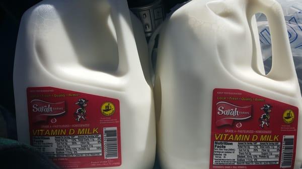 2 Gallons of milk $5.00 what a deal