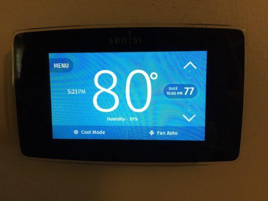 Love my new Wi-Fi thermostat!