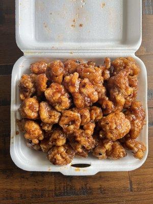 Orange chicken - medium spicy - large