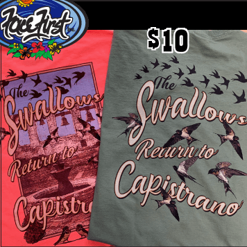 We have Swallow's Day T-Shirts for $10