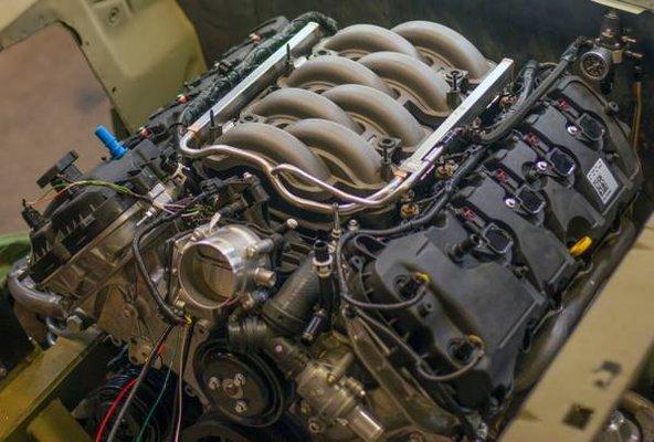 Coyote engine in a 1966 Mustang RHD Conversion