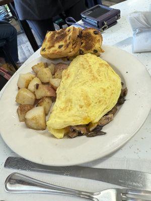 Mushroom omlette