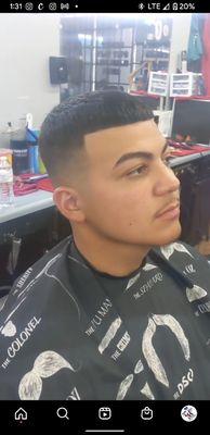 Mid skin fade