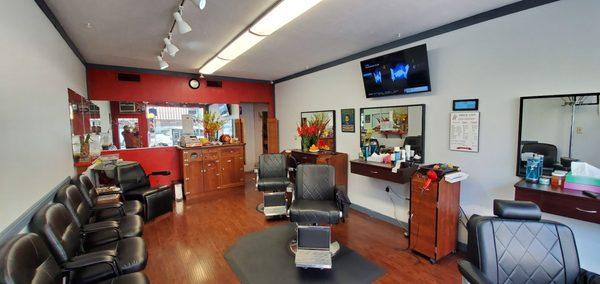 Top cut barber salon have been remodeled inside.