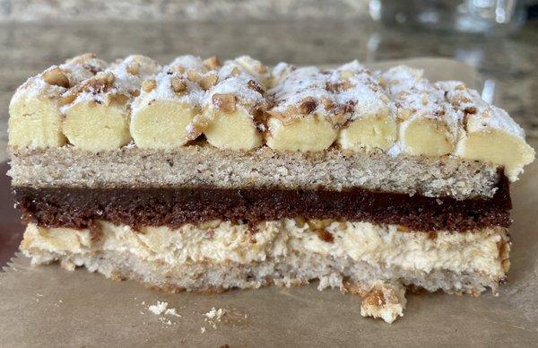 Hazelnut Torta; Just right among of sweetness and not heavy on your stomach!