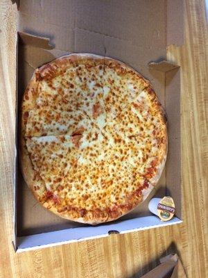 Large cheese pizza