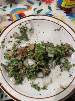 Try this delicious tabbouli is a Levantine salad finely chopped parsley