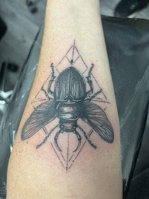 Scarab tattoo