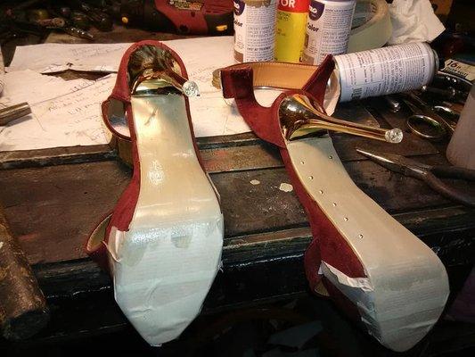 Repairing your favorite shoes is what we can do!