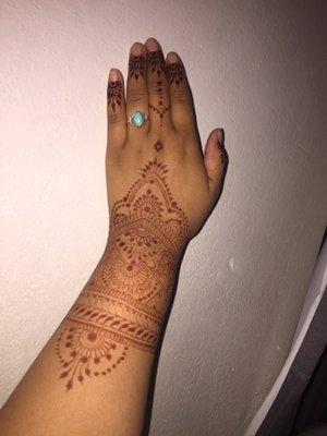 48 hours after henna application