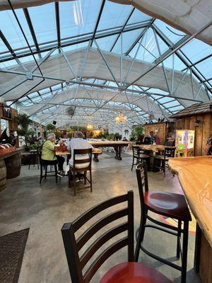 Greenhouse seating