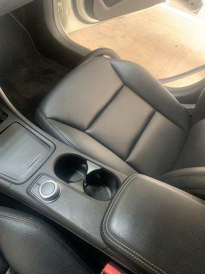 Interior Detail on a Benz