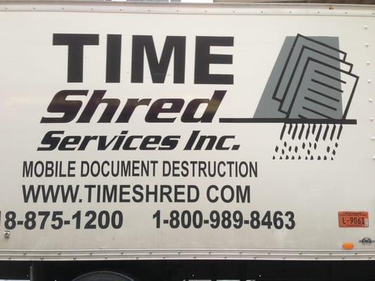 Onsite shredding