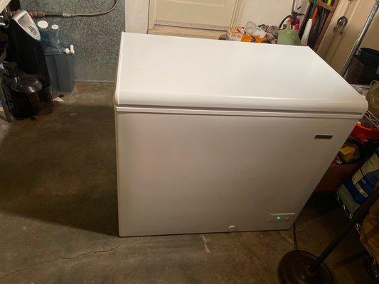 Chest freezer 7 cubic ft