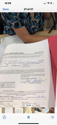 In the same Adams Equity deal Mr. Witt used a POA and had the sale of a very large NYC asset transferred without my signature?!!