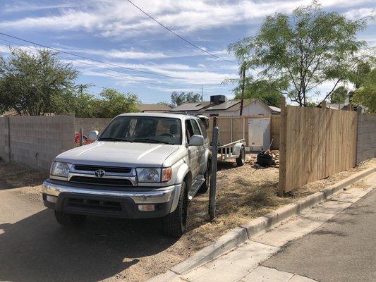 My yard in Chandler