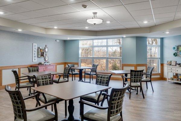 Memory Care dining room