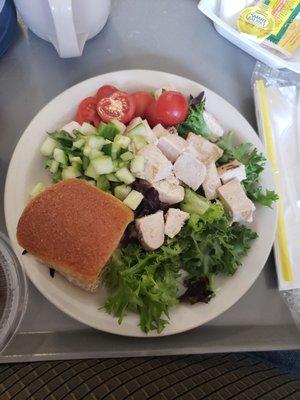 Decent"greek salad" -- if only having surgery here was as decent